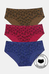 Rosaline Pure Cotton Full Coverage Maple Mystic  Brief (Pack of 3) — thumbnail 1